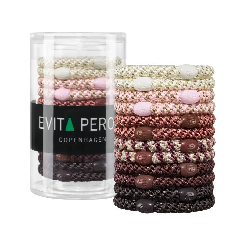 Roxanne Thick Hair Tie Pony Elastic Ponytail Holder (12 pcs) - EVITA PERONI OFFICIAL